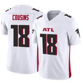 Johmsee A.Falcons #18 Kirk Cousins Player Vapor F.U.S.E. Limited Whtie Stitched Jerseys