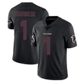 Johmsee A.Falcons #1 Tua Tagovailoa Player Black Impact Limited Game Stitched Jerseys