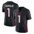 Johmsee A.Falcons #1 Tua Tagovailoa Player Black Vapor Untouchable Limited Home Game Stitched Jerseys
