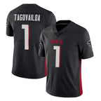 Johmsee A.Falcons #1 Tua Tagovailoa Player Black Vapor Untouchable Limited Home Game Stitched Jerseys