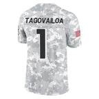 Johmsee A.Falcons #1 Tua Tagovailoa Player Camo Salute to Service Limited Stitched Jerseys