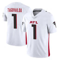 Johmsee A.Falcons #1 Tua Tagovailoa Player White Vapor Untouchable Limited Home Game Stitched Jerseys