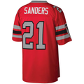 Johmsee A.Falcons #21 Deion Sanders Mitchell & Ness Red Legacy Replica Jersey