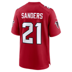 Johmsee A.Falcons #21 Deion Sanders Red Retired Player Game Stitched Jerseys