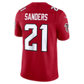 Johmsee A.Falcons #21 Deion Sanders Red Vapor F.U.S.E. Stitched Retired Limited Jerseys