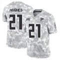 Johmsee A.Falcons #21 Mike Hughes Player Arctic Camo Salute to Service Limited Stitched Jerseys
