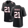 Johmsee A.Falcons #21 Mike Hughes Player Black Throwback Game Stitched Jerseys