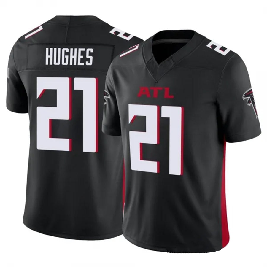 Johmsee A.Falcons #21 Mike Hughes Player Black Vapor F.U.S.E. Limited Stitched Jerseys