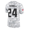 Johmsee A.Falcons #24 A.J. Terrell Jr. Player Arctic Camo Salute to Service Limited Stitched Jerseys