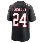 Johmsee A.Falcons #24 A.J. Terrell Jr. Player Black Alternate Home Game Stitched Jerseys