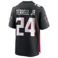 Johmsee A.Falcons #24 A.J. Terrell Jr. Player Black Home Game Stitched Jerseys