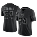 Johmsee A.Falcons #24 A.J. Terrell Jr. Player Black RFLCTV Limited Stitched Jerseys