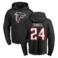 Johmsee A.Falcons #24 A.J. Terrell Jr. Player Black Salute to Service Hoodies Stitched Jerseys