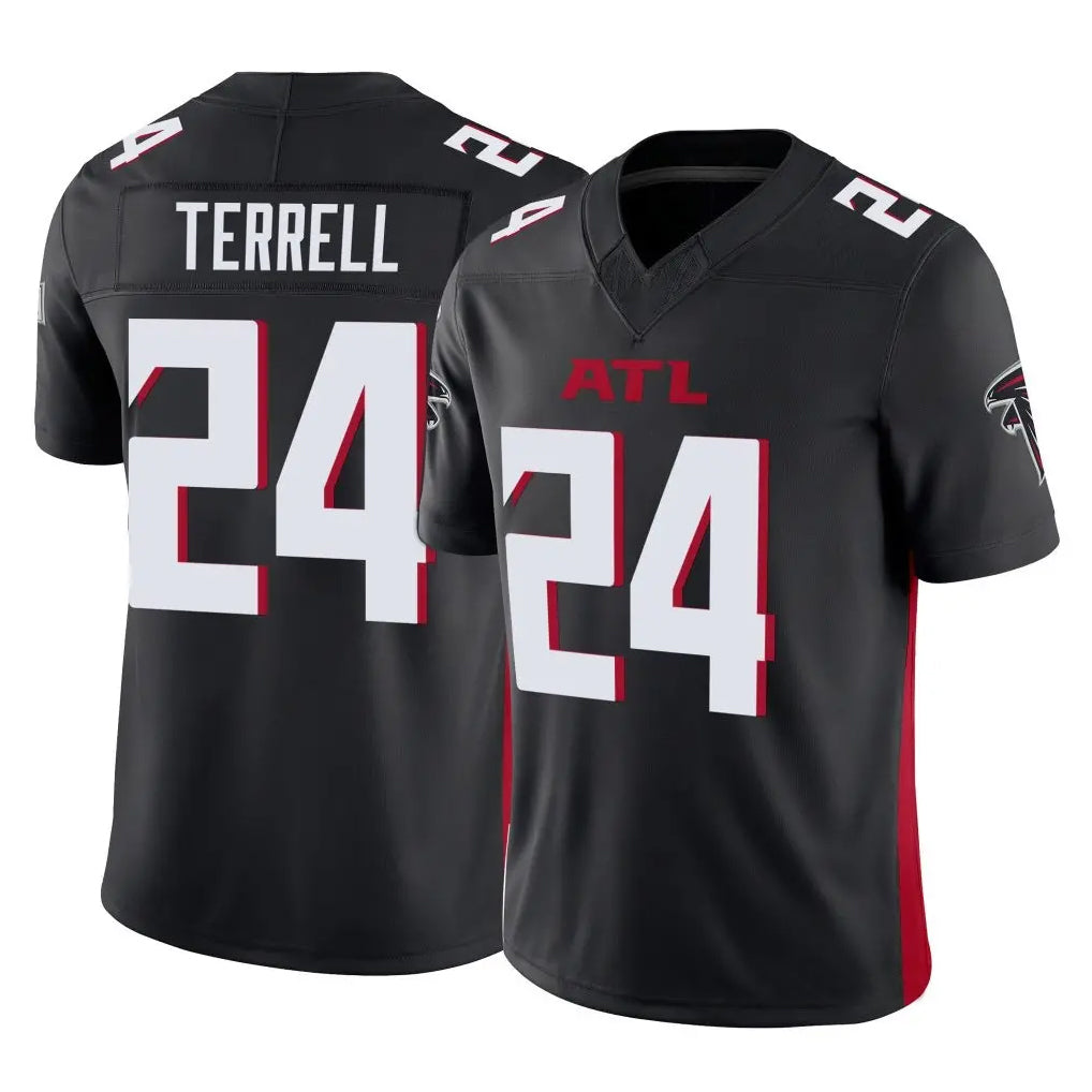 Johmsee A.Falcons #24 A.J. Terrell Jr. Player Black Vapor F.U.S.E. Limited Stitched Jerseys