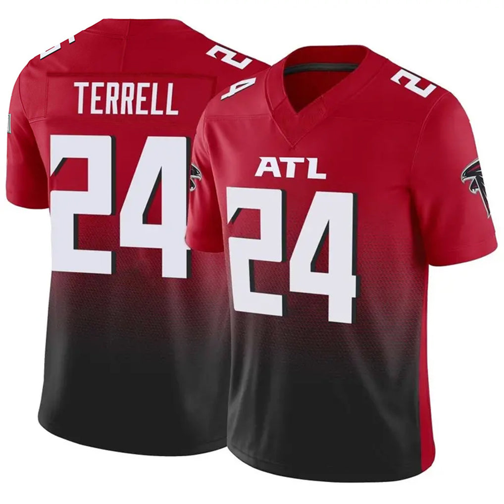 Johmsee A.Falcons #24 A.J. Terrell Jr. Player Red Vapor F.U.S.E. Limited Stitched Jerseys