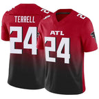 Johmsee A.Falcons #24 A.J. Terrell Jr. Player Red Vapor F.U.S.E. Limited Stitched Jerseys
