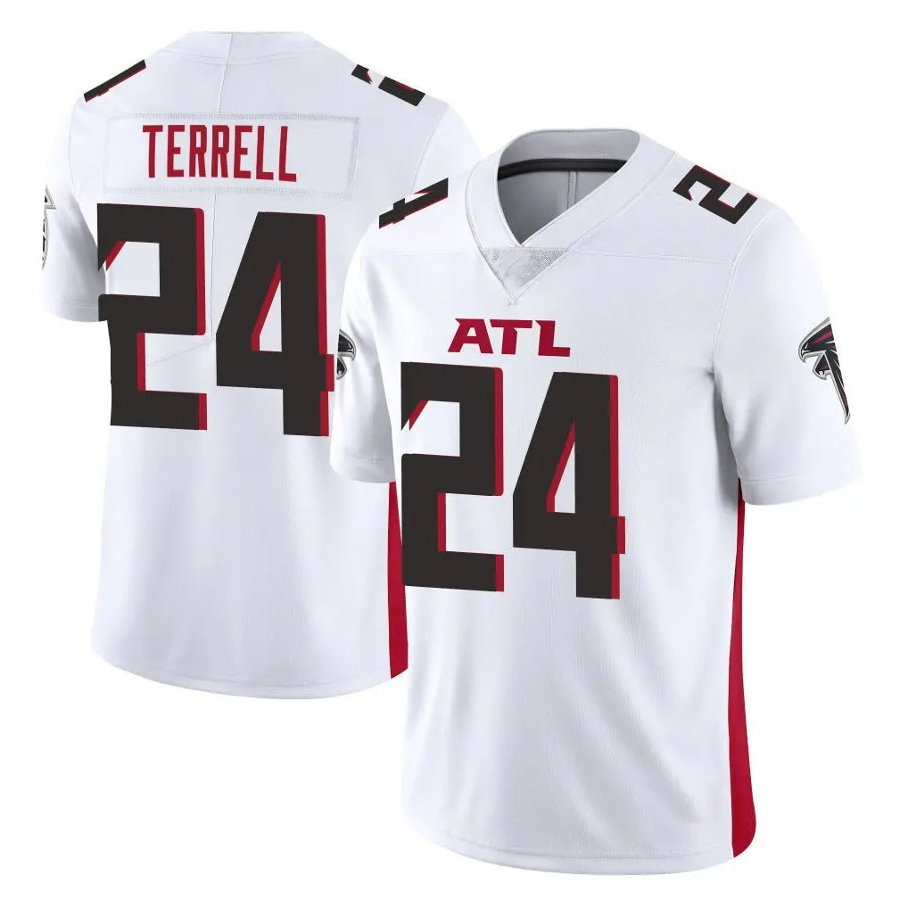 Johmsee A.Falcons #24 A.J. Terrell Jr. Player White Vapor Untouchable Limited Home Game Stitched Jerseys