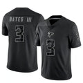 Johmsee A.Falcons #3 Jessie Bates III Player Black RFLCTV Limited Stitched Jerseys