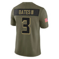 Johmsee A.Falcons #3 Jessie Bates III Player Olive Salute To Service Limited Home Game Stitched Jerseys