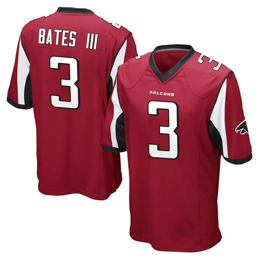 Johmsee A.Falcons #3 Jessie Bates III Player Red Color Vapor Home Game Stitched Jerseys