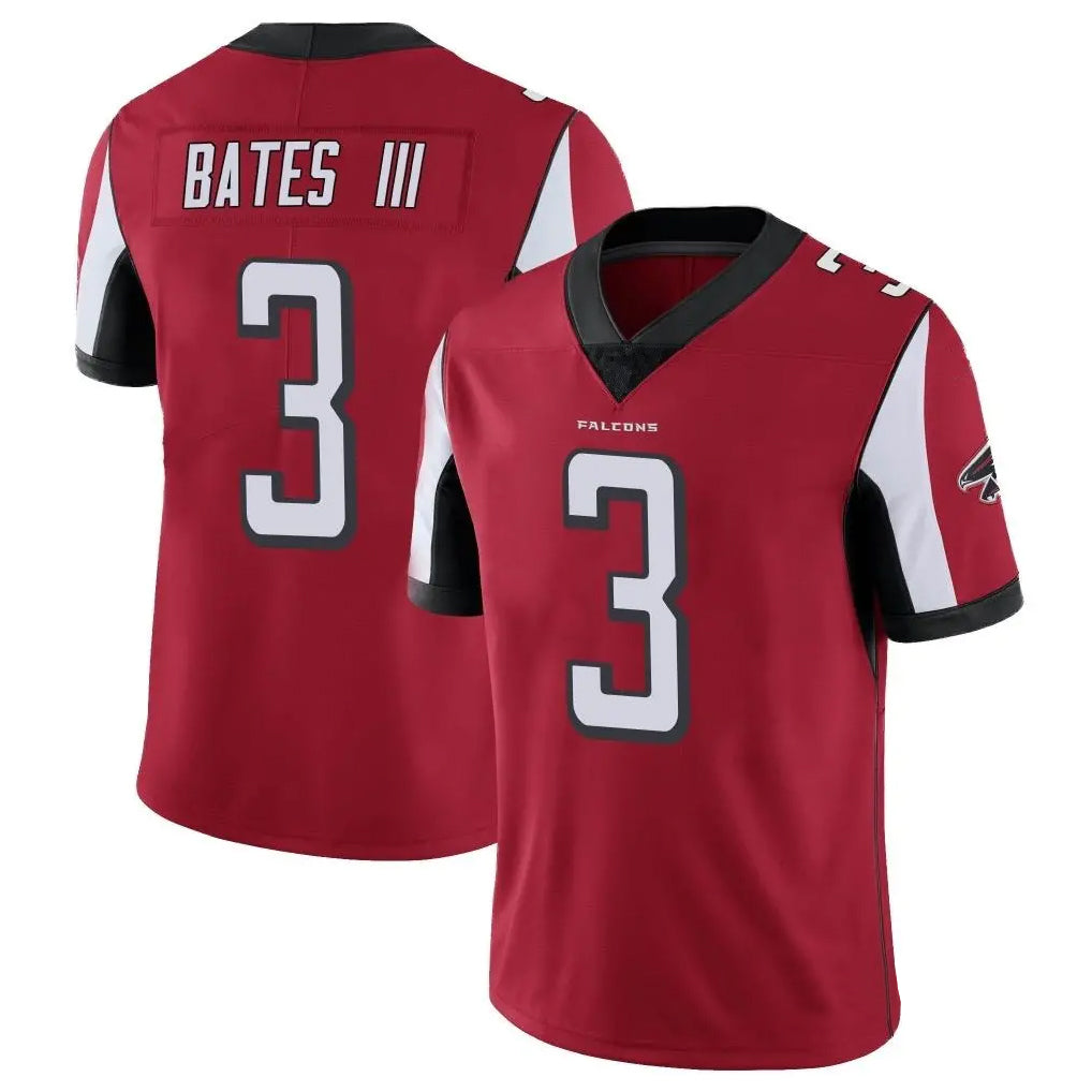Johmsee A.Falcons #3 Jessie Bates III Player Red Color Vapor Untouchable Limited Home Game Stitched Jerseys