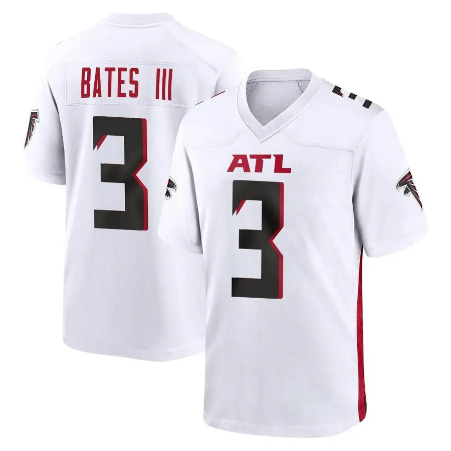 Johmsee A.Falcons #3 Jessie Bates III Player White Home Game Stitched Jerseys