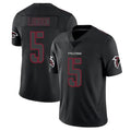 Johmsee A.Falcons #5 Drake London Player Black Impact Limited Stitched Jerseys