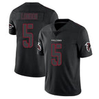 Johmsee A.Falcons #5 Drake London Player Black Impact Limited Stitched Jerseys