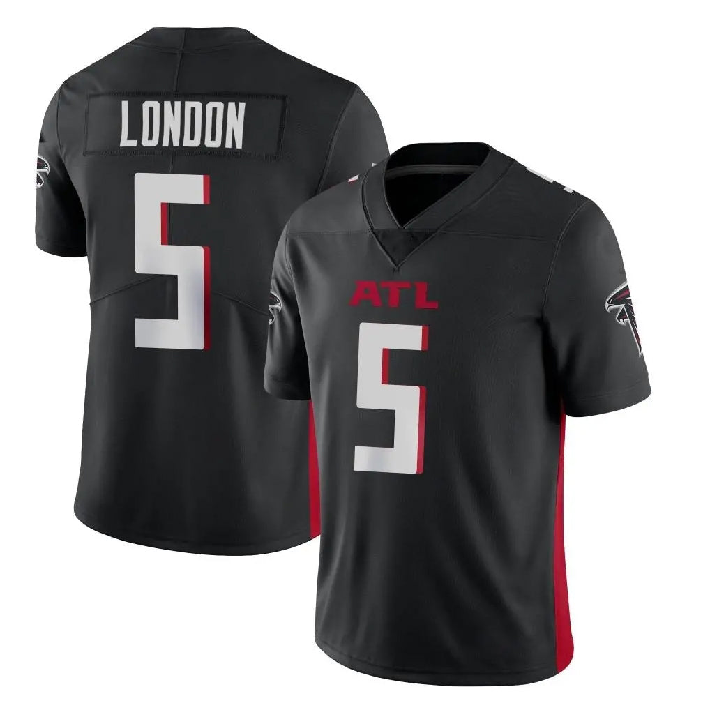 Johmsee A.Falcons #5 Drake London Player Black Vapor Untouchable Limited Home Game Stitched Jerseys