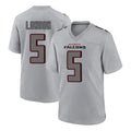 Johmsee A.Falcons #5 Drake London Player Gray Fashion Home Game Stitched Jerseys