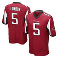 Johmsee A.Falcons #5 Drake London Player Red Color Vapor Home Game Stitched Jerseys