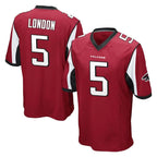 Johmsee A.Falcons #5 Drake London Player Red Color Vapor Home Game Stitched Jerseys