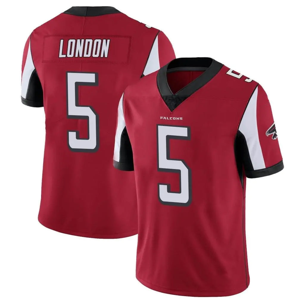 Johmsee A.Falcons #5 Drake London Player Red Color Vapor Untouchable Limited Home Game Stitched Jerseys
