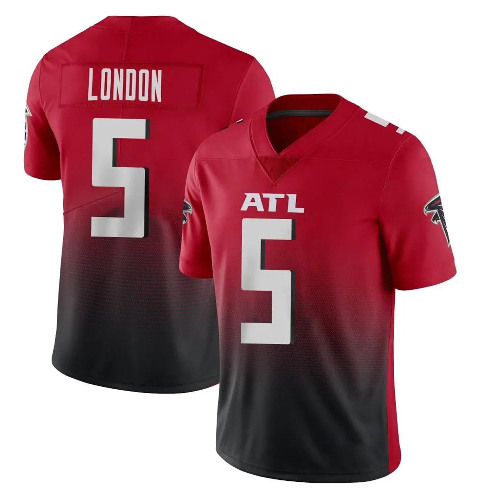 Johmsee A.Falcons #5 Drake London Player Red Vapor Untouchable Limited Home Game Stitched Jerseys