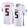 Johmsee A.Falcons #5 Drake London Player White Vapor F.U.S.E. Limited Home Game Stitched Jerseys