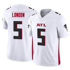 Johmsee A.Falcons #5 Drake London Player White Vapor F.U.S.E. Limited Home Game Stitched Jerseys