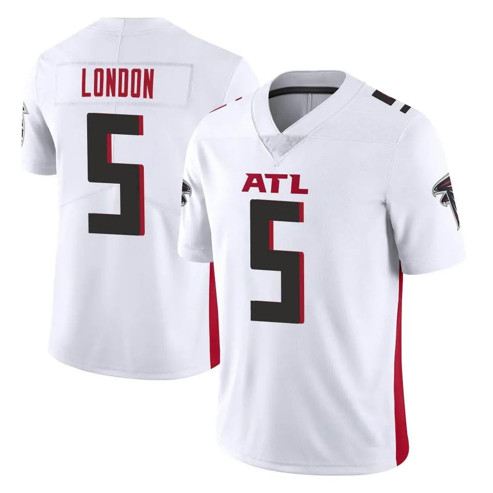 Johmsee A.Falcons #5 Drake London Player White Vapor Untouchable Limited Home Game Stitched Jerseys