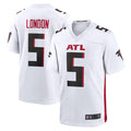 Johmsee A.Falcons #5 Drake London Player White Game Stitched Jerseys