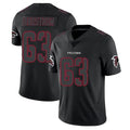 Johmsee A.Falcons #63 Chris Lindstrom Player Black Impact Limited Game Stitched Jerseys