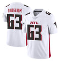 Johmsee A.Falcons #63 Chris Lindstrom Player White Vapor Untouchable Limited Home Game Stitched Jerseys
