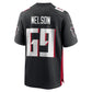 A.Falcons #69 Jack Nelson Black Team Game Stitched American Football Jerseys