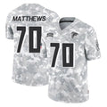Johmsee A.Falcons #70 Jake Matthews Player Arctic Camo Salute to Service Limited Stitched Jerseys