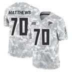 Johmsee A.Falcons #70 Jake Matthews Player Arctic Camo Salute to Service Limited Stitched Jerseys