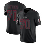 Johmsee A.Falcons #70 Jake Matthews Player Black Limited Elite Game Stitched Jerseys