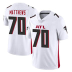 Johmsee A.Falcons #70 Jake Matthews Player White Vapor Untouchable Limited Home Game Stitched Jerseys