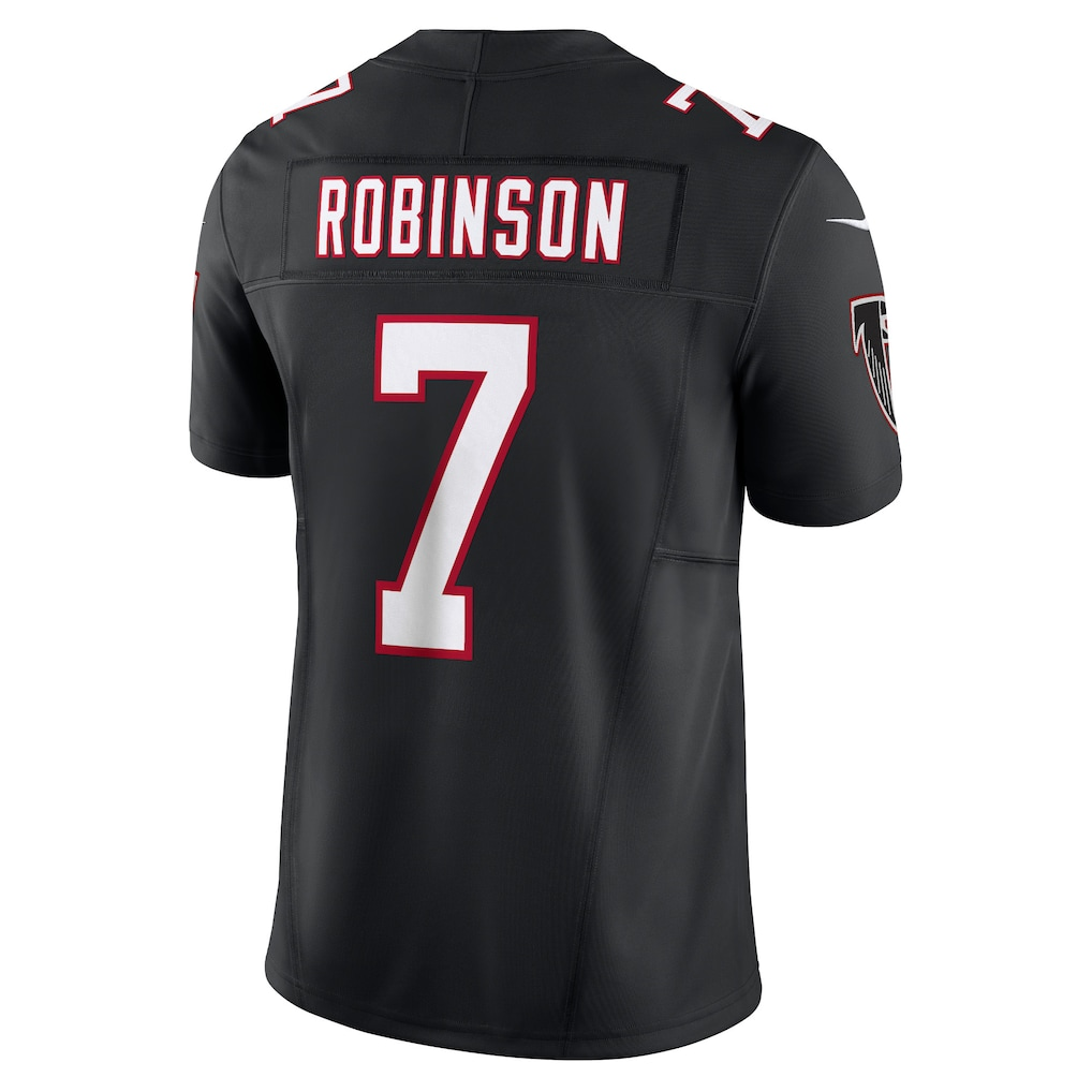 Johmsee A.Falcons #7 Bijan Robinson Black Alternate Vapor F.U.S.E. Limited Stitched Jerseys