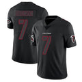 Johmsee A.Falcons #7 Bijan Robinson Player Black Impact Limited Stitched Jerseys