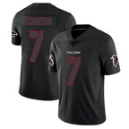 Johmsee A.Falcons #7 Bijan Robinson Player Black Impact Limited Stitched Jerseys