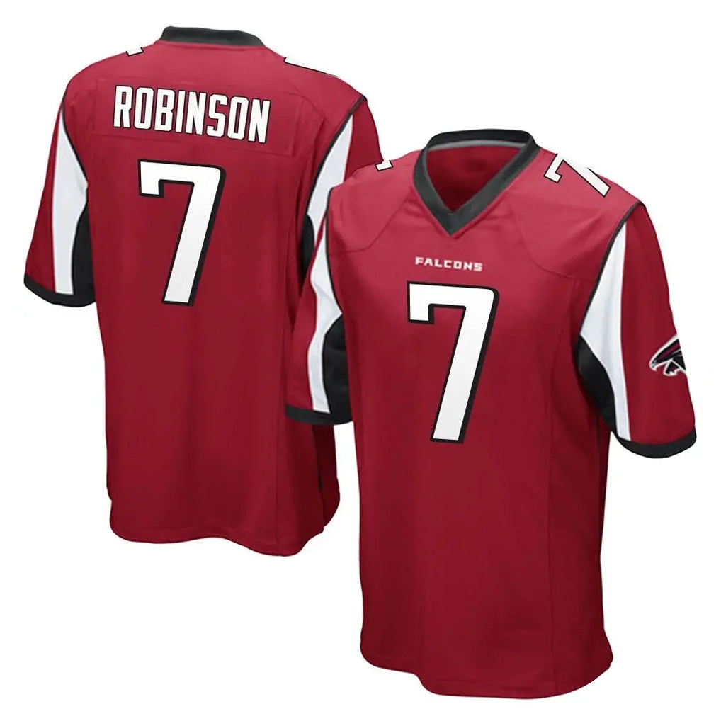 Johmsee A.Falcons #7 Bijan Robinson Player Red Color Vapor Home Game Stitched Jerseys