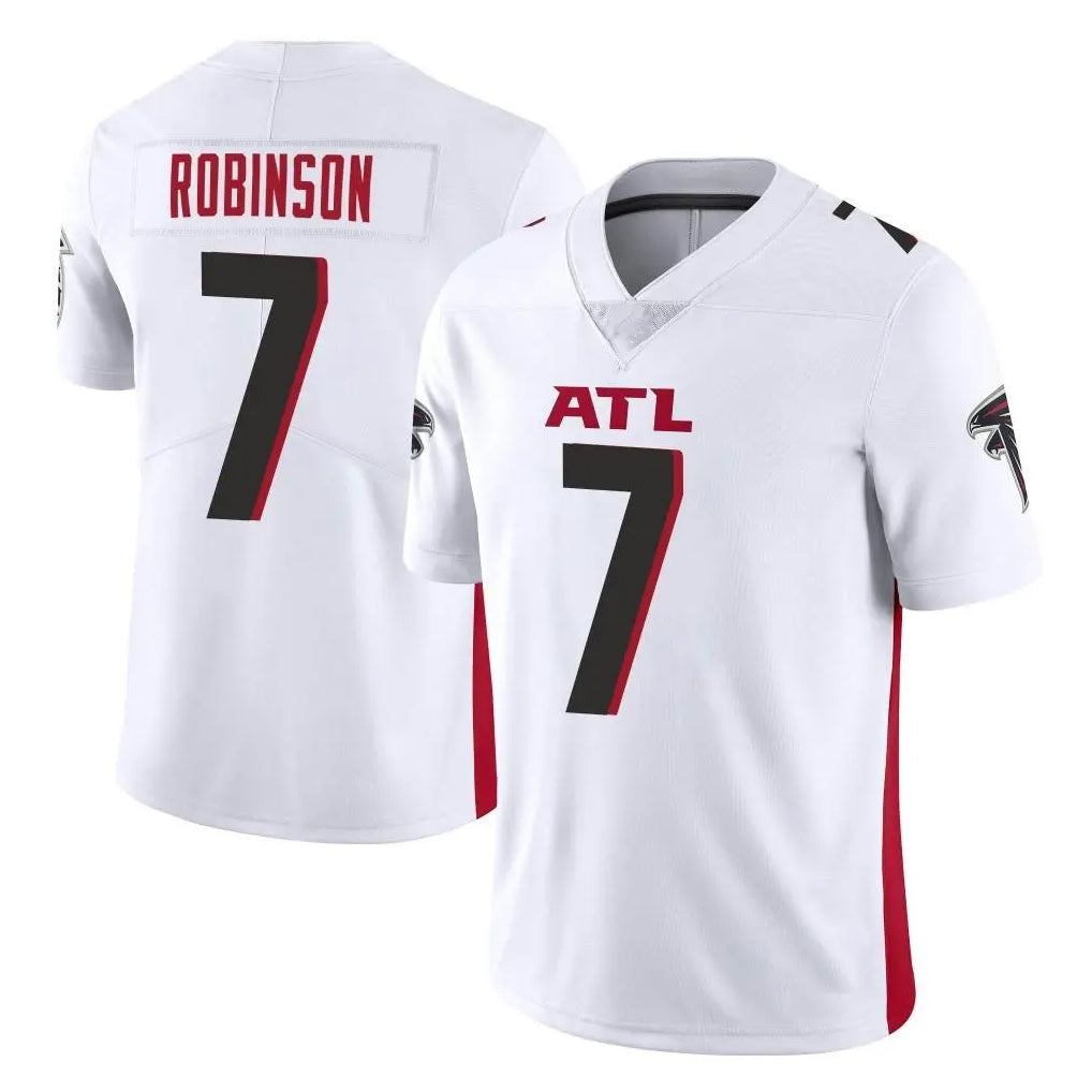 Johmsee A.Falcons #7 Bijan Robinson Player White Vapor Untouchable Limited Home Game Stitched Jerseys